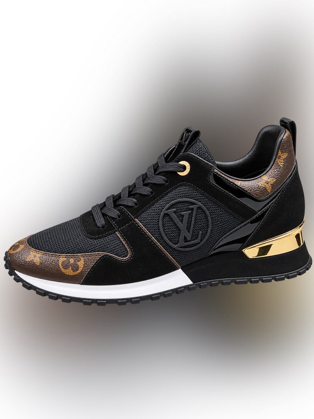 Louis Vuitton Black and Brown runaway Men's LV Low-Top Sneakers